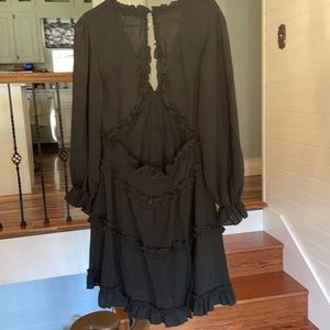 Open Back little black dress. Size Large 10/12 Never worn